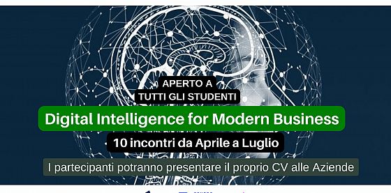 CICLO DI TESTIMONIANZE AZIENDALI SU DIGITAL INTELLIGENCE!